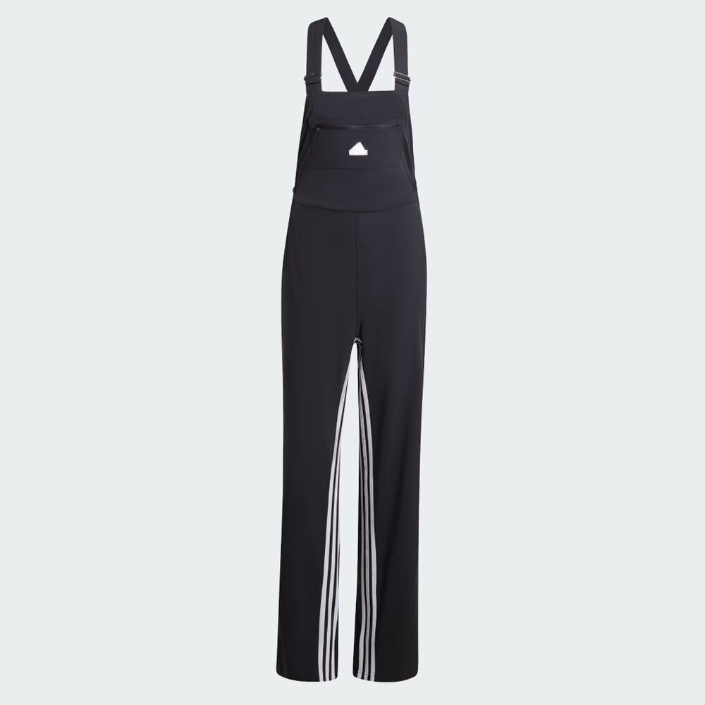Adidas ALL-GENDER Dance DUNGAREE jumpsuit nylon overalls IN1816 Black XS New NWT - Picture 4 of 16